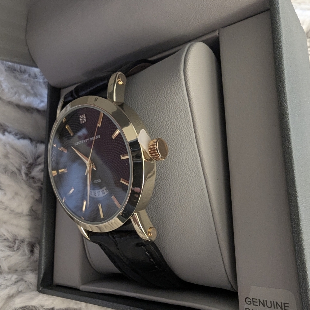 Geoffrey Beene Leather WATCHES... NEW - Picture 6 of 15